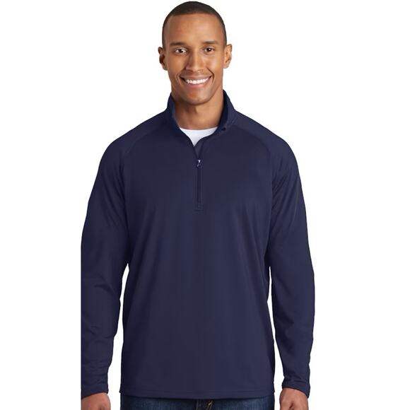 Ten Thousand The Over Zip Pullover Navy Blue Active Wear Running Sporty Size M - Picture 1 of 8